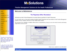Tablet Screenshot of mxsolutions.com.au